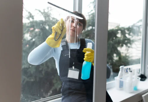 Nettoyage de vitres intérieures et extérieures à Manthes